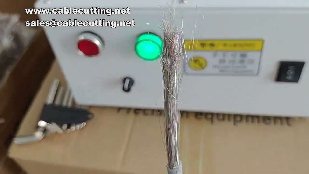 Máy tách dây bện, tuốt dây chắn dữ liệu - Tối ưu hóa gia công cáp tự động