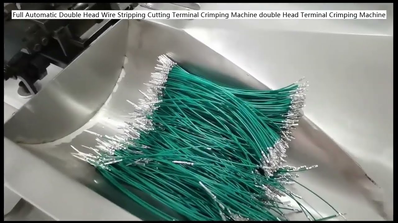 Máy tuốt dây, cắt và bấm đầu cos tự động hai đầu – Tăng tốc sản xuất dây cáp