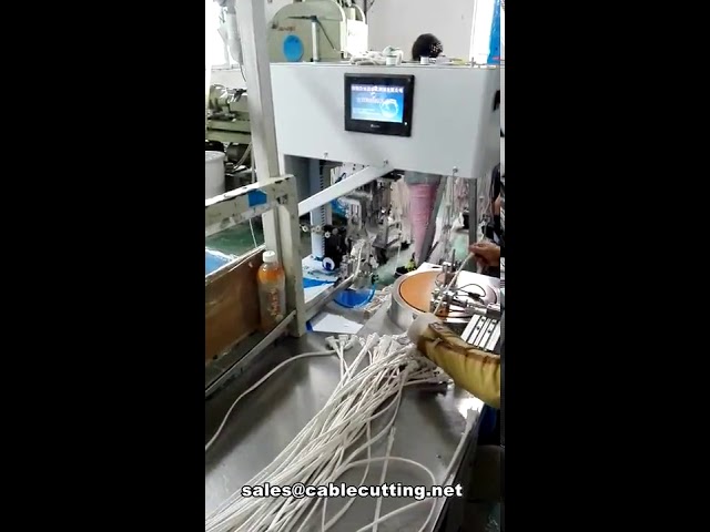 Máy quấn và buộc cáp điện hình số 8 tự động - Giải pháp đóng gói cáp hiệu quả