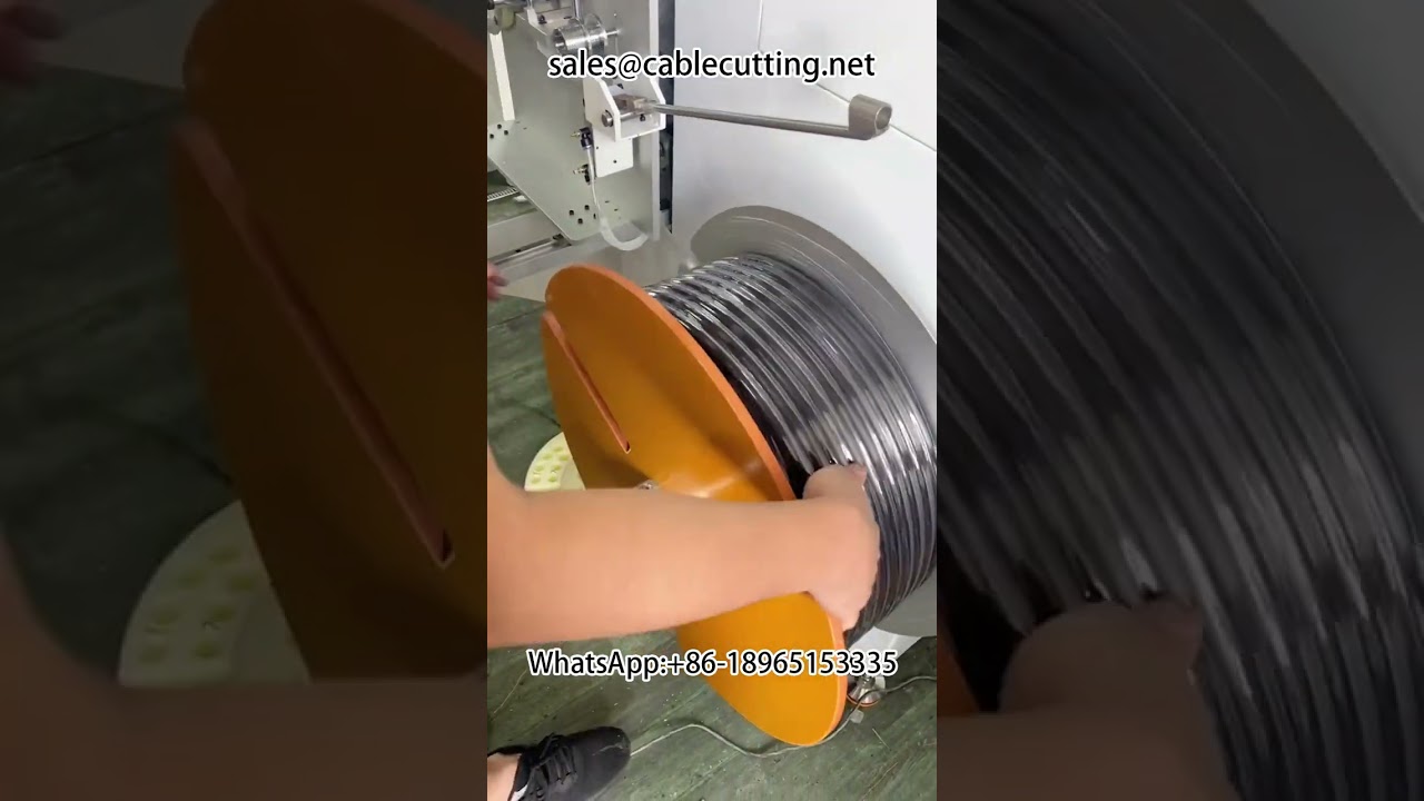 Máy cuộn ống PE đếm mét, phân loại và cắt tự động | Máy cuộn ống nước #máycuộnống #máycắtống