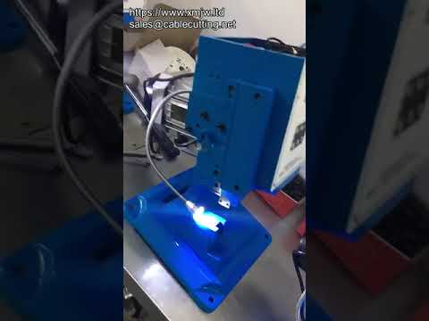 Máy ép cáp nối 4 dây kiểu dây thừng, đầu nối đồng, máy bấm cáp tự động (Phiên bản 2)