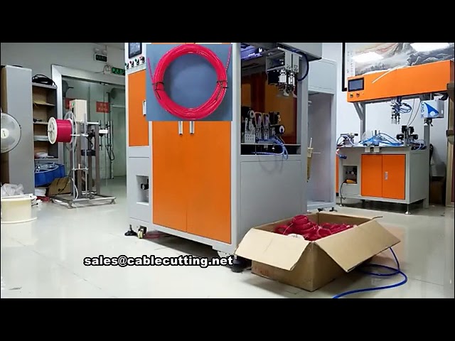 Máy quấn và buộc dây cáp tự động hoàn toàn - Dây buộc xoắn thông minh