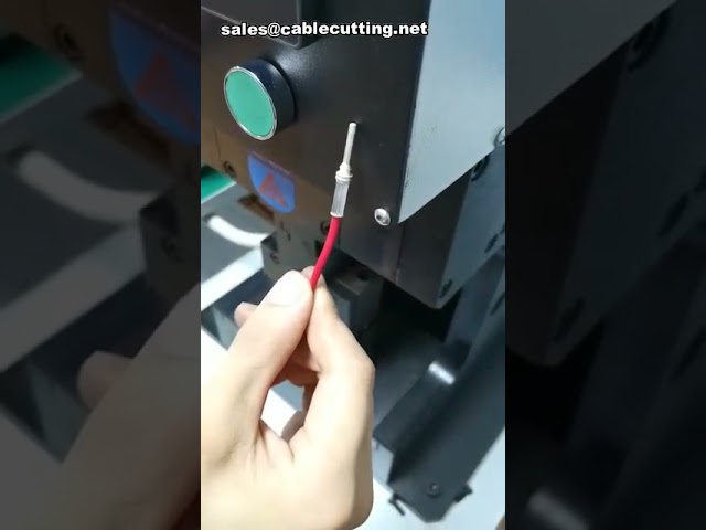 Máy ép đầu cáp dây servo chính xác cao | Máy ép đầu cáp dây điện tự động