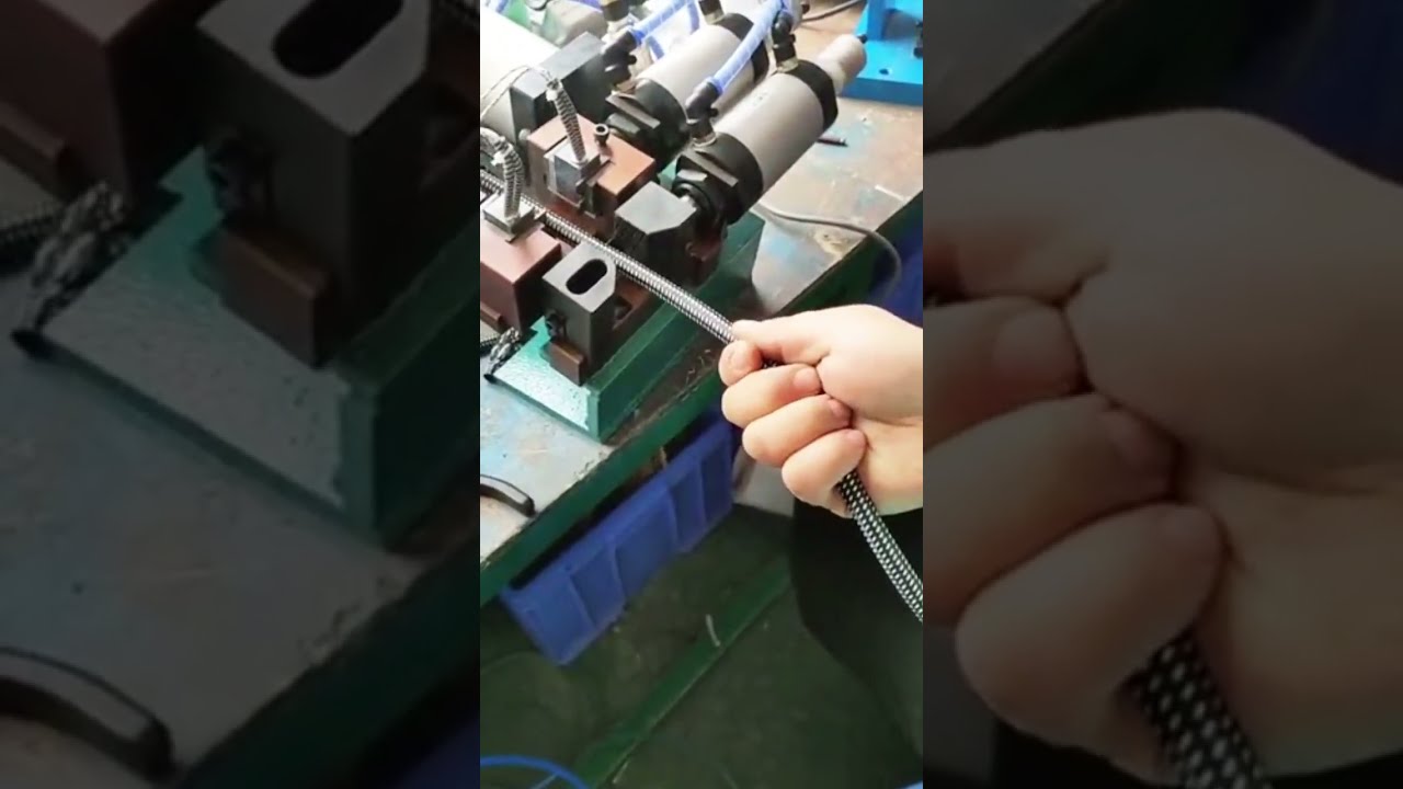 Máy Tuốt Dây Bện Tự Động Bằng Khí Nén & Nhiệt - Quay Cảnh Thực Tế Tại Nhà Máy