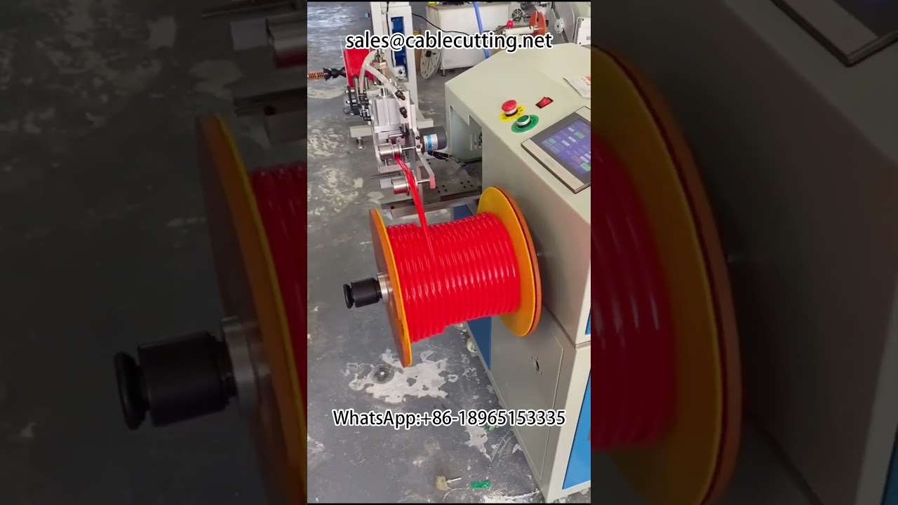 Máy quấn dây chính xác cho ống nước, ống khí, dầm chữ I | Máy cuộn dây tự động #Gia công dây #Máy quấn dây #Buộc dây