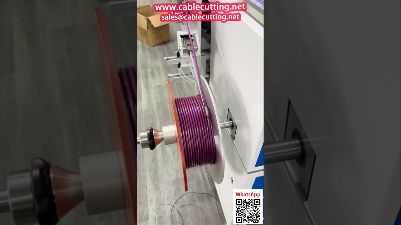 Máy cuộn cáp âm thanh tự động - Tích hợp đếm số lượng & căn chỉnh chính xác