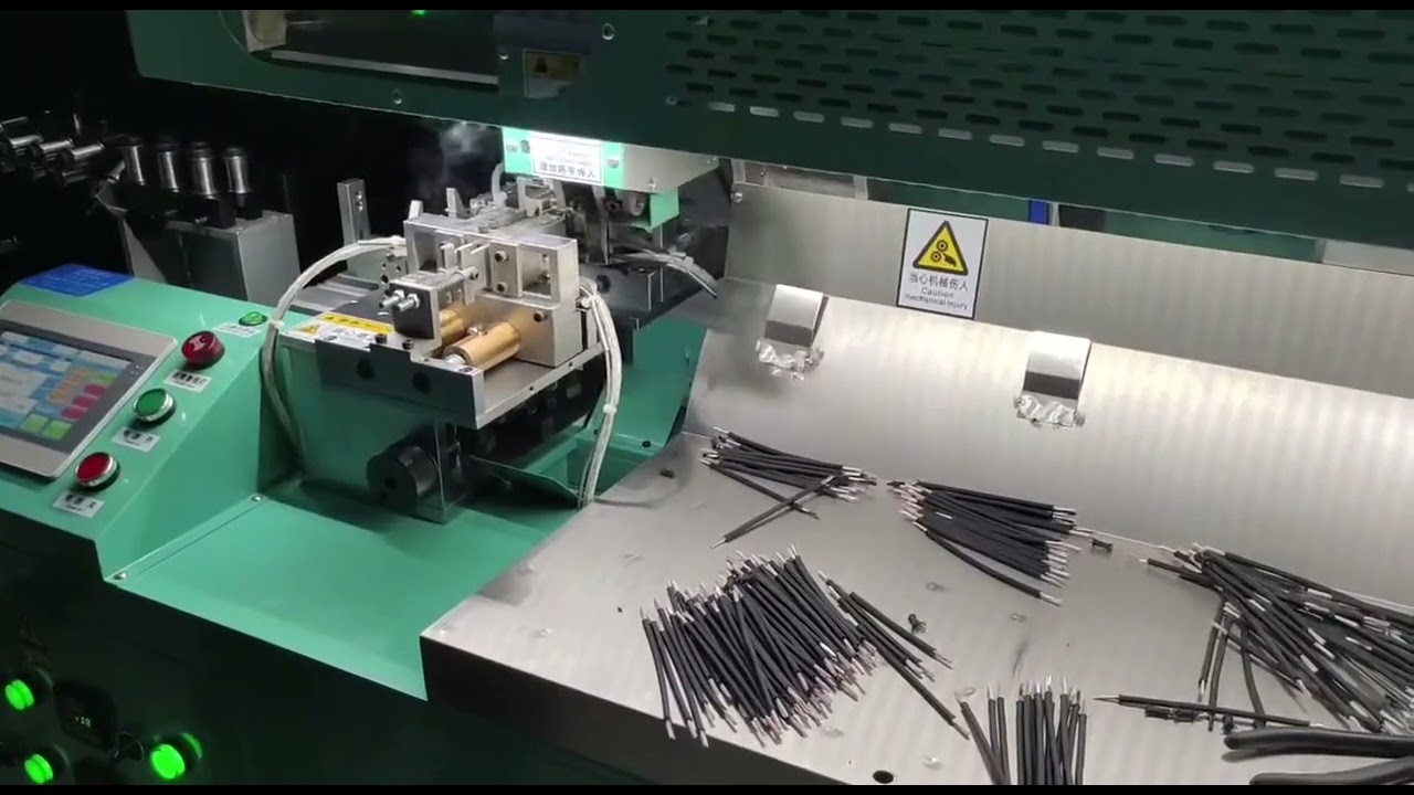 Máy Cắt Dây Tốc Độ Cao Kết Hợp Bóc Vỏ Nhiệt - Thiết Bị Thực Tế Cho Nhà Máy