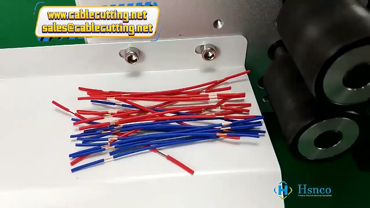 Máy cắt, tuốt và bóc vỏ dây cáp chính xác với lưỡi dao hợp kim vonfram cho dây 2.5mm2