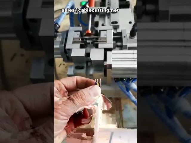 Máy Cắt và Tuốt Dây Điện Khí Nén Đa Chức Năng Tự Động Hóa Nhà Máy