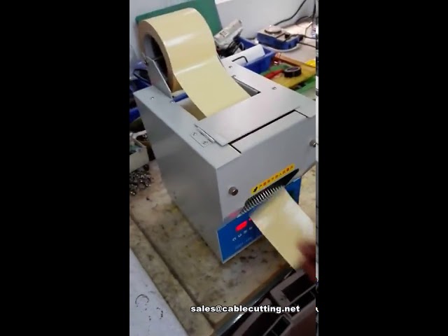 Máy rút băng keo điện 100mm | Băng keo vàng công nghiệp chuyên dụng