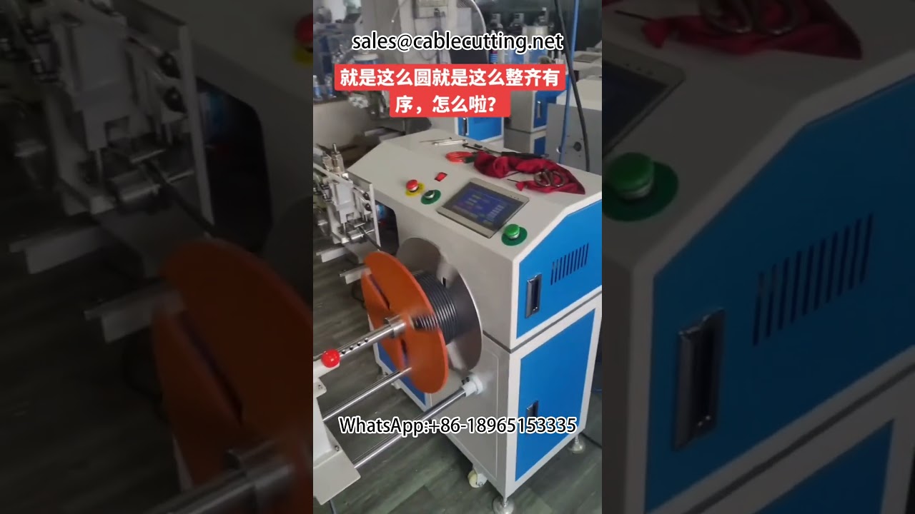 Máy quấn dây cáp & ống dầu tự động – Tối ưu đóng gói công nghiệp