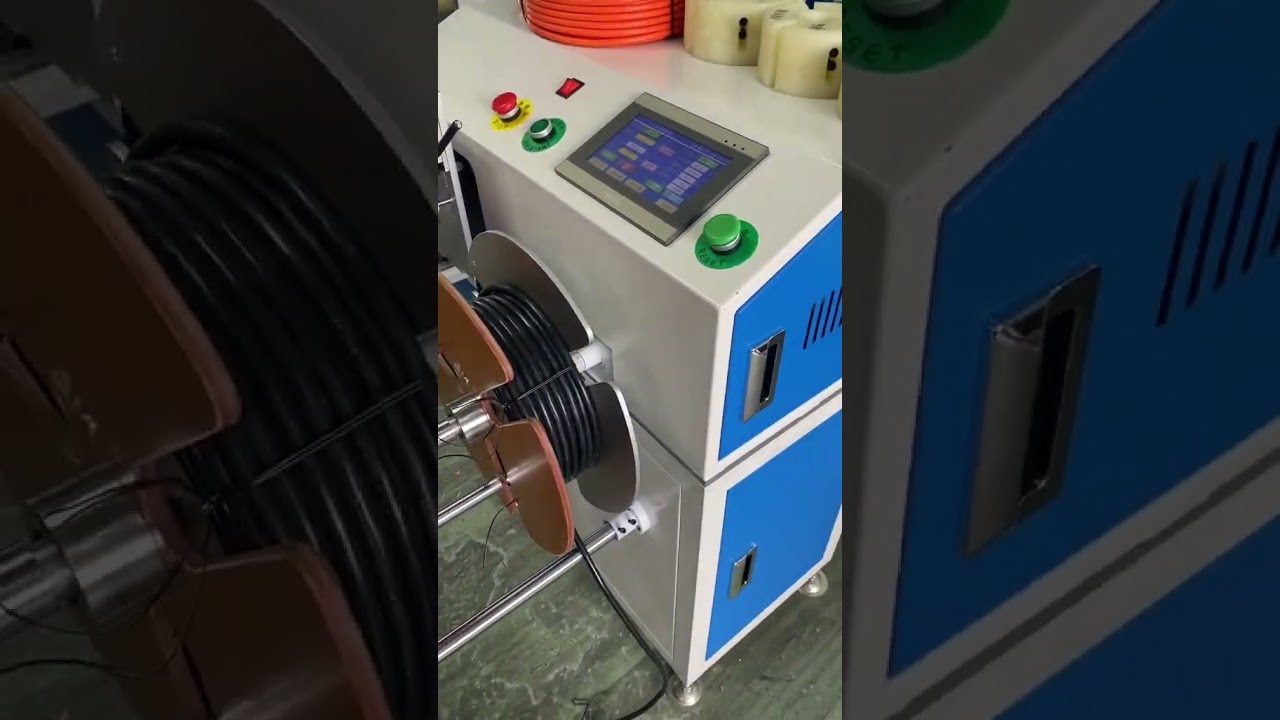 Máy Quấn Dây Đo Lường Đứng Sàn Chính Xác - Cắt Gọn, Tự Động Hóa