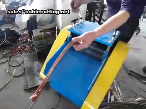 Máy bóc vỏ cáp đồng tái chế hiệu quả | Dây chuyền xử lý dây thải công nghiệp